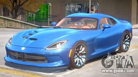 Dodge Viper SRT R1 for GTA 4