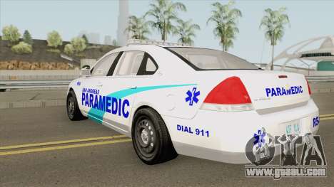 Chevrolet Impala 2012 (San Andreas Ambulance) for GTA San Andreas