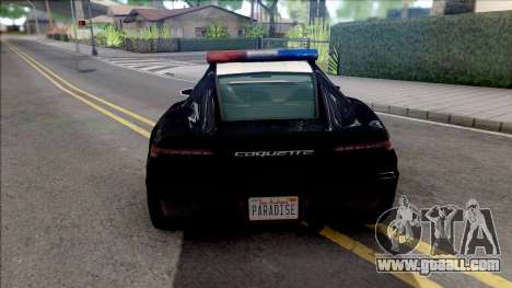 Invetero Coquette Police for GTA San Andreas