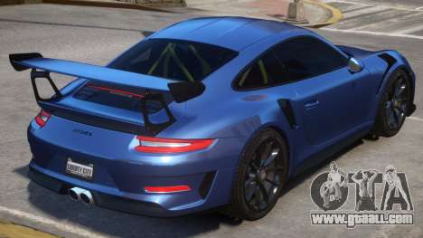 2018 Porsche 911 GT3 RS wheel black for GTA 4