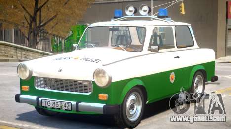 1981 Trabant Police for GTA 4