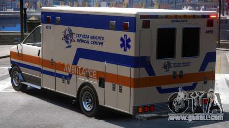 Ambulance Cerveza Heights Medical Center for GTA 4