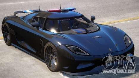 Koenigsegg Agera Police V1 for GTA 4
