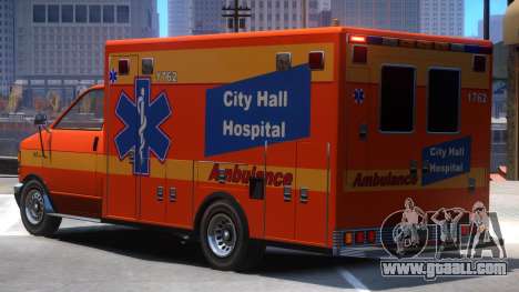 Ambulance City Hall Hospital for GTA 4