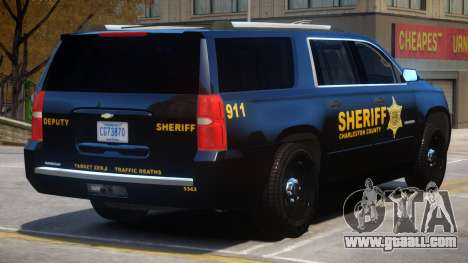 Chevrolet Suburban Police for GTA 4