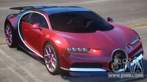 2017 Bugatti Chiron wheel red for GTA 4