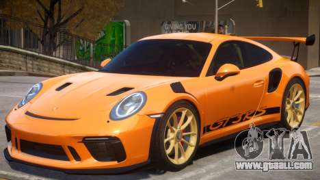 2018 Porsche 911 GT3 RS wheel gold for GTA 4