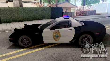 Chevrolet Corvette 1999 Hometown Police for GTA San Andreas