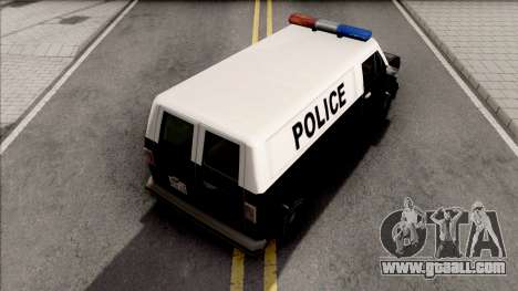 Declasse Burrito Police Van for GTA San Andreas