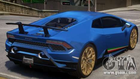 2017 Lamborghini Huracan V1.0 for GTA 4