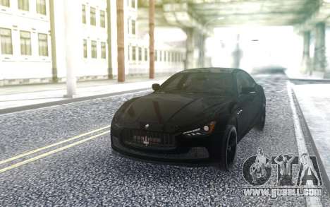 Maserati Ghibli S 2014 for GTA San Andreas