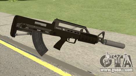 Bullpup Rifle (With Silencer V1) GTA V for GTA San Andreas