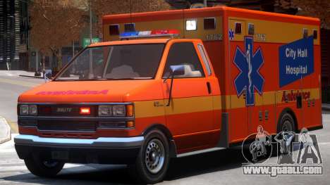 Ambulance City Hall Hospital for GTA 4