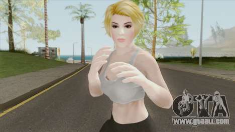 Fitness Muscled Girl Skin for GTA San Andreas
