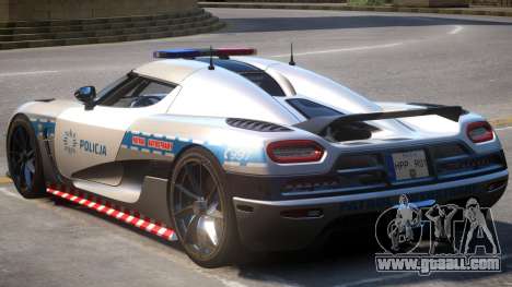 Koenigsegg Agera Highway Police for GTA 4