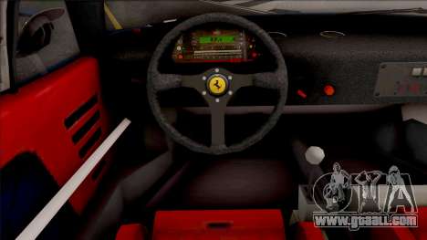 Ferrari F40 LM 1989 for GTA San Andreas