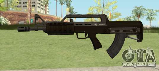 Bullpup Rifle (with Flashlight V1) Gta V For Gta San Andreas