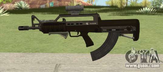 Bullpup Rifle (Three Upgrades V2) GTA V for GTA San Andreas