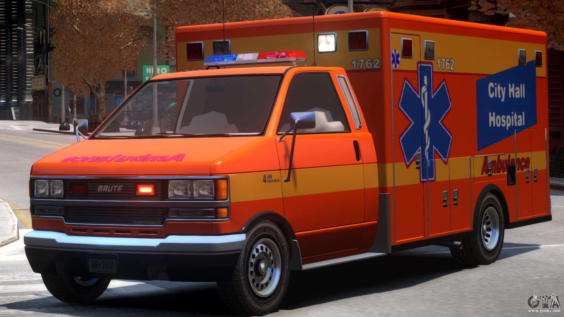 Brute ambulance gta 5 замена фото 90