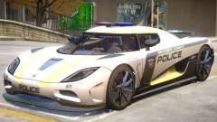 Koenigsegg Agera Police PJ2 for GTA 4
