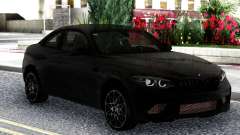 BMW M2 Competition Coupe 2019 Black for GTA San Andreas