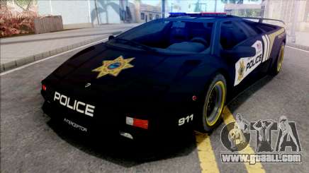 Lamborghini Diablo SV Police NFS Hot Pursuit for GTA San Andreas