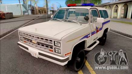 Chevrolet Blazer 1985 Hometown Police for GTA San Andreas