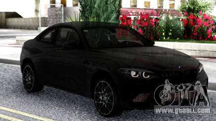 BMW M2 Competition Coupe 2019 Black for GTA San Andreas