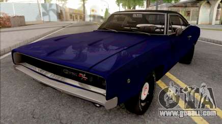 Dodge Charger 1968 Blue for GTA San Andreas