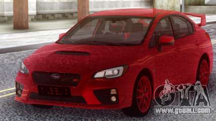 Subaru WRX STI 2017 Red Original for GTA San Andreas