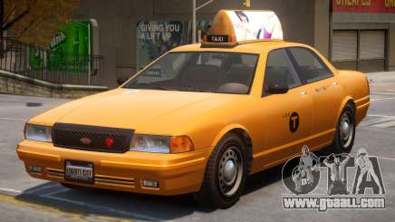 Vapid Stanier Taxi Modern for GTA 4