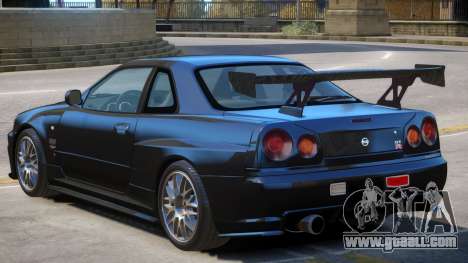 Nissan Skyline R34 V1 for GTA 4