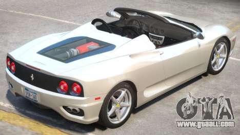 Ferrari 360 Rodster for GTA 4