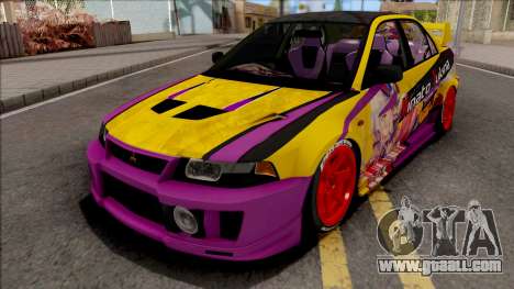 Mitsubishi Lancer Evolution VI GSR 1999 Itasha for GTA San Andreas