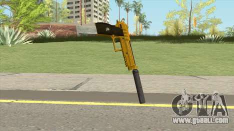 Hawk And Little Pistol GTA V (Gold) V7 for GTA San Andreas