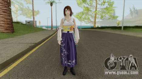 Yuna FFX (Dissidia Final Fantasy) for GTA San Andreas
