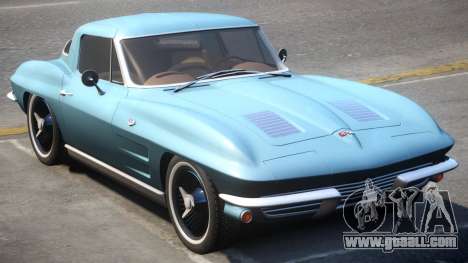 1963 Chevrolet Corvette Blue for GTA 4