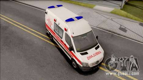 Mercedes-Benz Sprinter 2017 Turkish Ambulance for GTA San Andreas