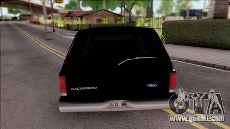 Ford Excursion SWAT Low Poly for GTA San Andreas
