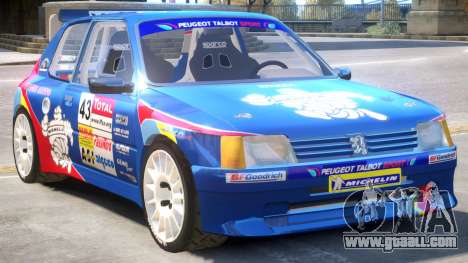 Peugeot 205 V1 PJ for GTA 4