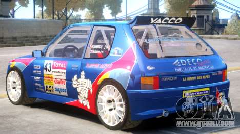 Peugeot 205 V1 PJ for GTA 4