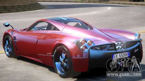 Pagani Huayra furious V1 for GTA 4