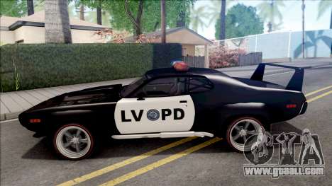 Plymouth GTX 1972 Custom Police LVPD for GTA San Andreas