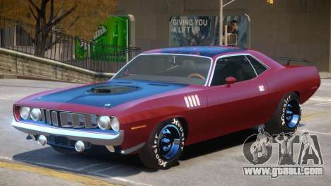 1971 Plymouth Cuda PJ6 for GTA 4