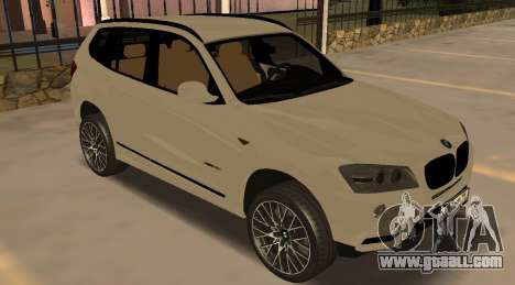 BMW X3 F25 2012 v1.0 Bulkin edition for GTA San Andreas
