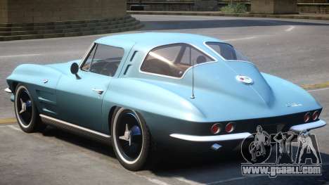 1963 Chevrolet Corvette Blue for GTA 4