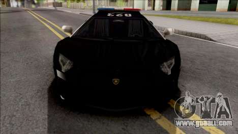 Lamborghini Aventador LAPD for GTA San Andreas