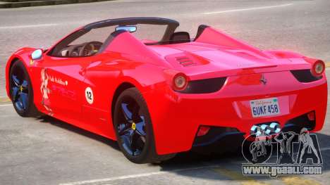 Ferrari 458 PJ for GTA 4