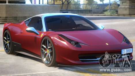 Ferrari 458 Italia V1 for GTA 4