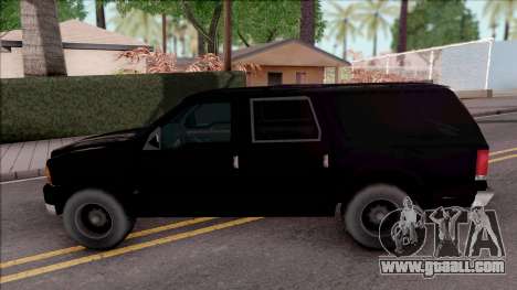 Ford Excursion SWAT Low Poly for GTA San Andreas